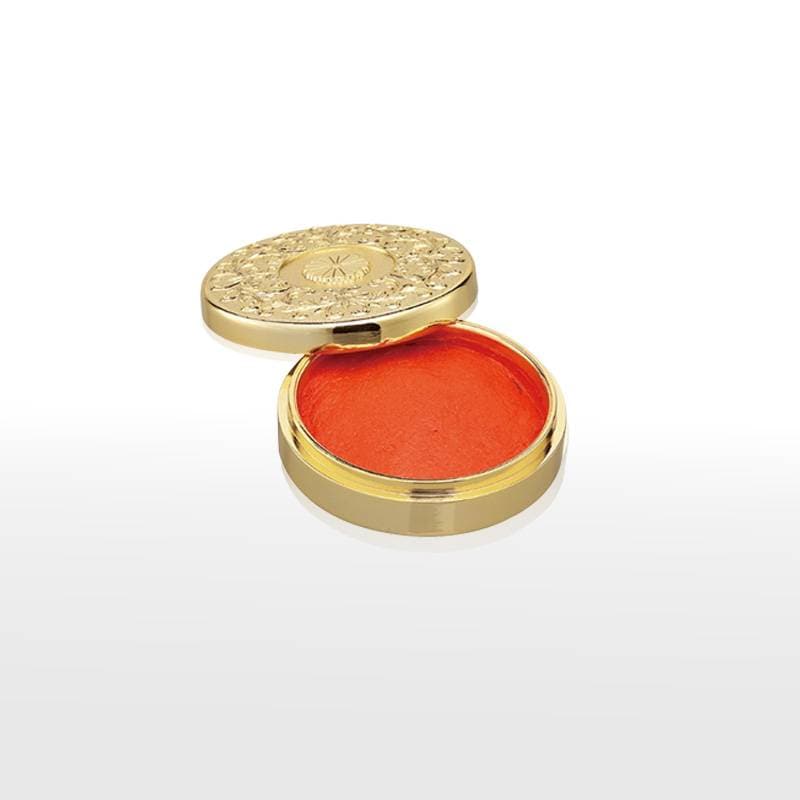 高級金属肉池(練朱肉) 黄金朱肉(菊)62mm丸