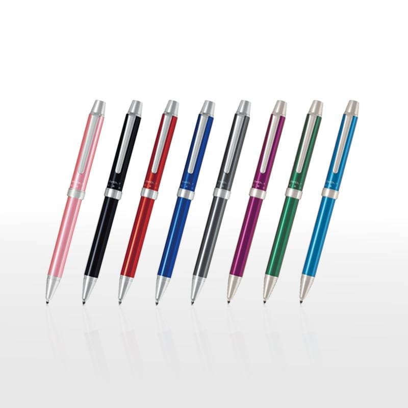 【PILOT】パイロット 2+1　EVOLT（エボルト）【極細0.5mm/細字0.7mmボール(黒・赤)　0.5mmシャープ】