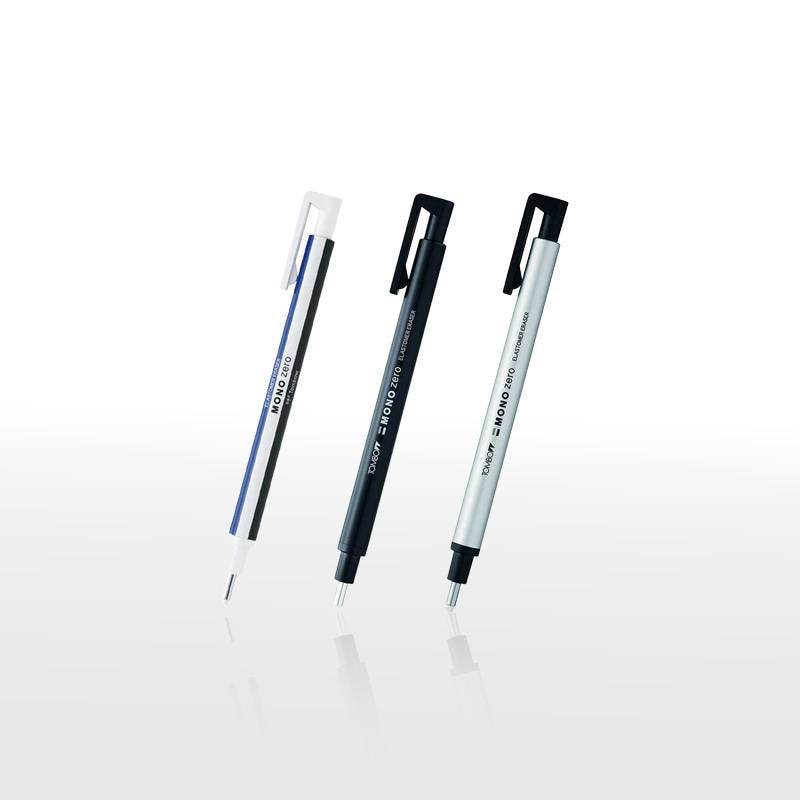 【トンボ鉛筆】MONOシリーズ ノック式消しゴム モノゼロ 丸型(2.3mm径)  精密極細 EH-KUR