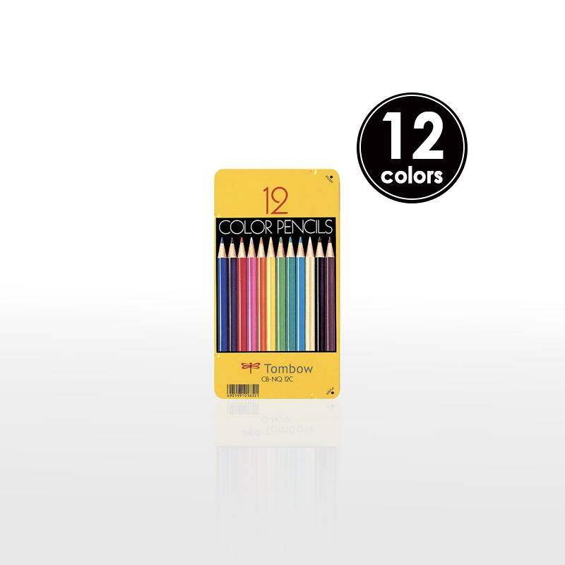 トンボ鉛筆 色鉛筆 NQシリーズ 12色セット CB-NQ12C