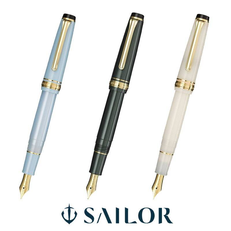 【セーラー万年筆】  SHIKIORI―四季織― 雪月空葉 万年筆 極細（EF） 中細(MF)