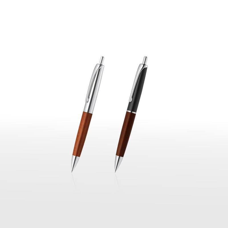 【ZEBRA】ゼブラ フィラーレウッド ノック式 エマルジョン ボールペン 0.7mm P-BA76-WD
