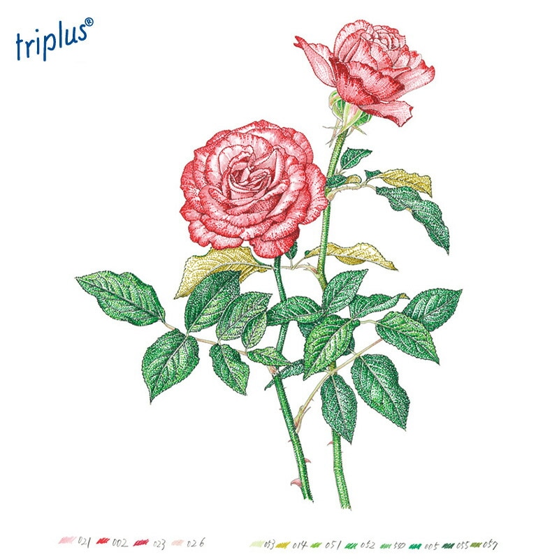 【STAEDTLER】ステッドラー トリプラス ファインライナー・細書き 水性ペン 0.3mm 6色セット カラーペン