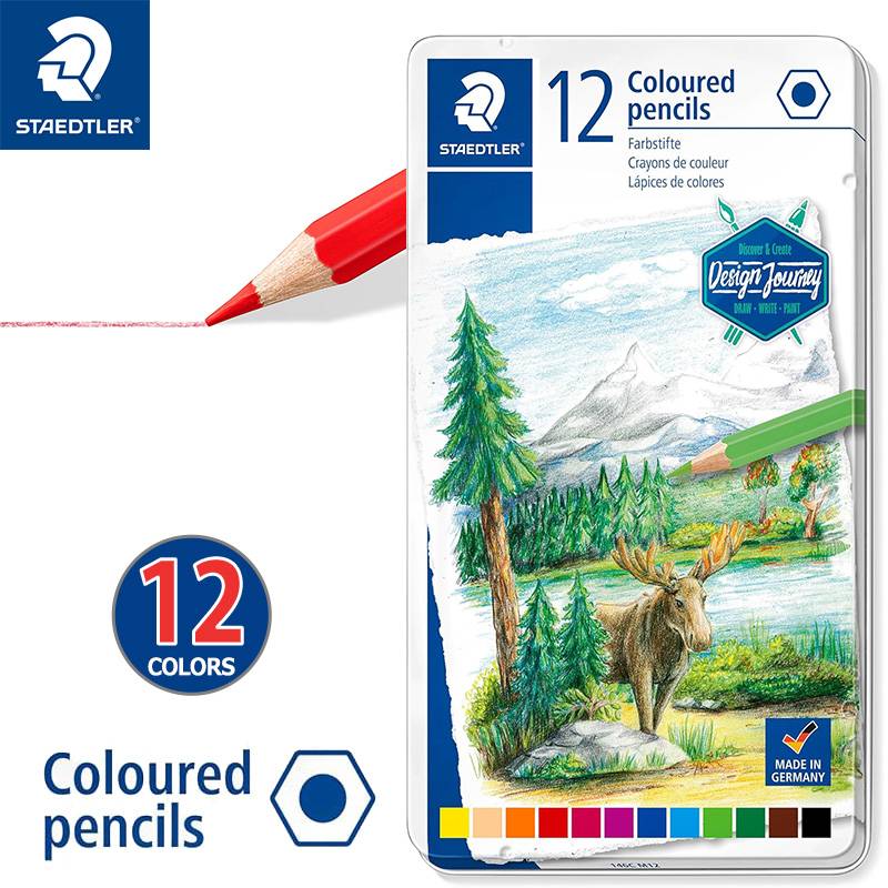【STAEDTLER】ステッドラー 146 油性色鉛筆 12色セット 146C M12