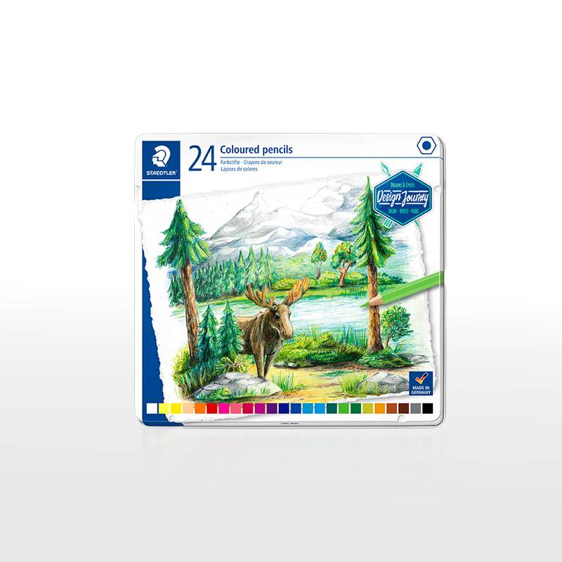 【STAEDTLER】ステッドラー 146 油性色鉛筆 24色セット 146C M24