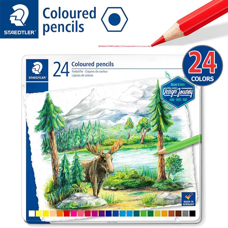 【STAEDTLER】ステッドラー 146 油性色鉛筆 24色セット 146C M24