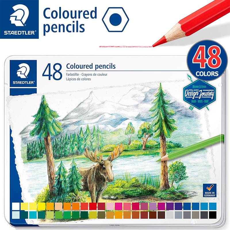 【STAEDTLER】ステッドラー 146 油性色鉛筆 48色セット 146C M48