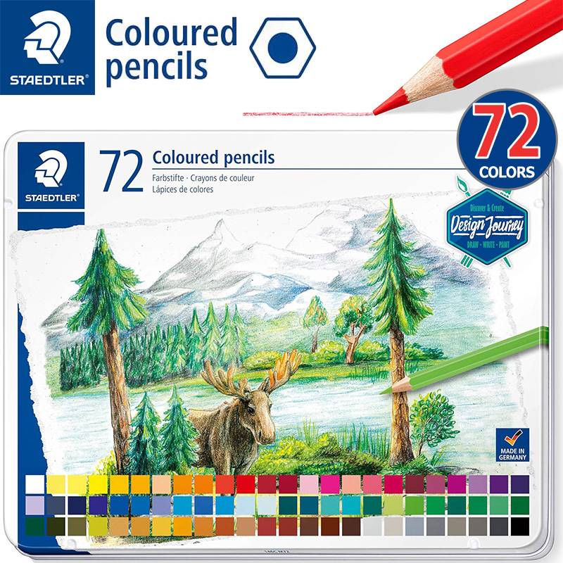 【STAEDTLER】ステッドラー 146 油性色鉛筆 72色セット 146C M72