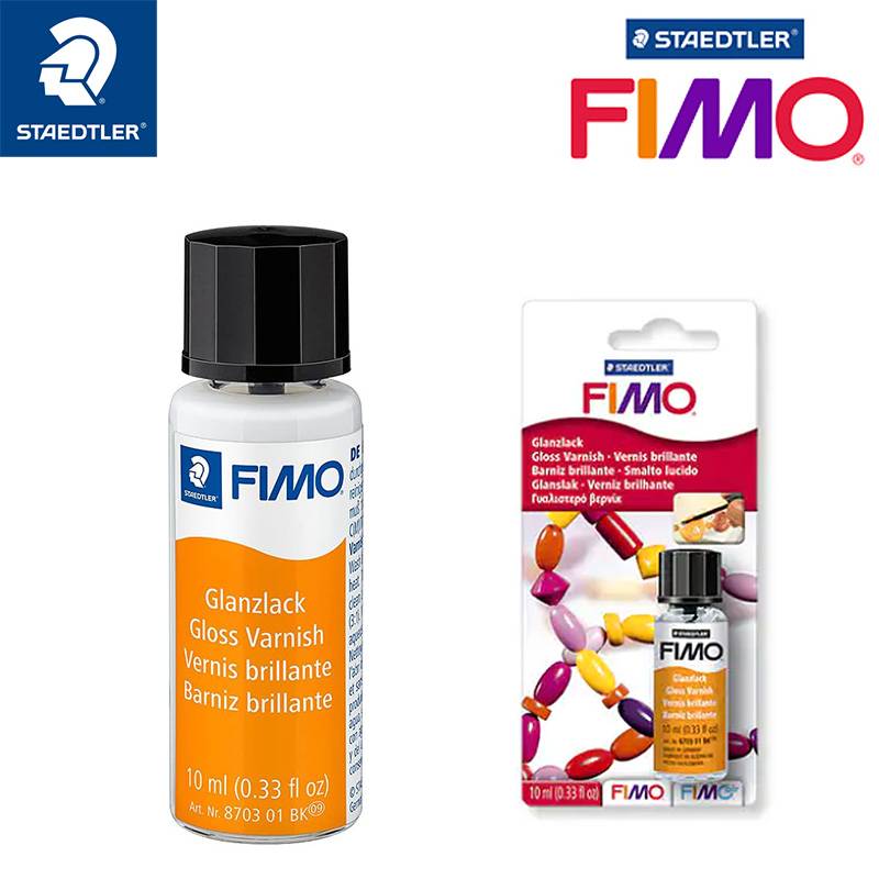 【STAEDTLER】ステッドラー FIMO フィモ専用 水性ニス 10ml 8703 01BK クレイ粘土 樹脂粘土(ポリマークレイ) オーブンクレイ