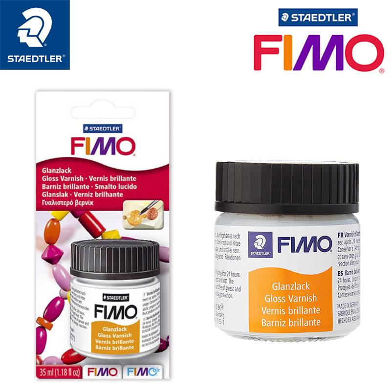 【STAEDTLER】ステッドラー FIMO フィモ専用 水性ニス（大） 35ml クレイ粘土 樹脂粘土(ポリマークレイ) オーブンクレイ