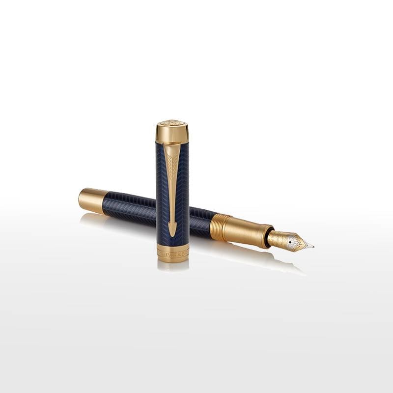 PARKER(パーカー)  DUOFOLD デュオフォールド プレステージ ブルーシェブロンGT センテニアル 万年筆