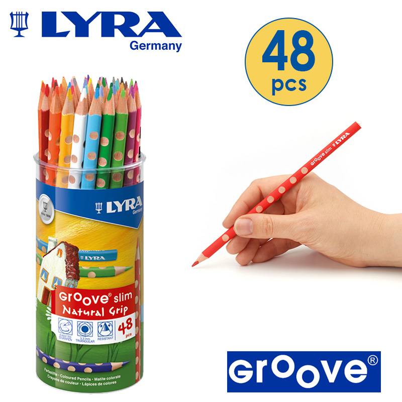 【LYRA】リラ グルーヴ・スリム 色鉛筆 24色48本セット L2823480