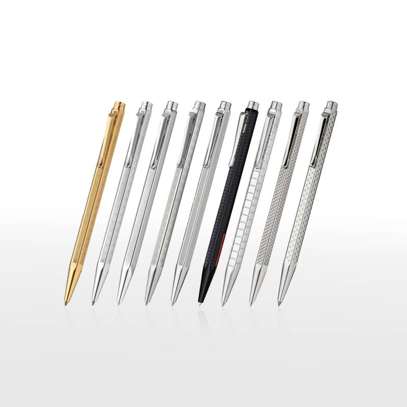 【CARAN D'ACHE】 カランダッシュ エクリドールコレクション 油性ボールペン 黒M芯（中字）