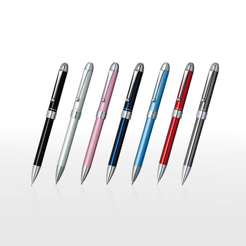 【PLATINUM】プラチナ ダブル3アクション 0.5mmシャープ+0.7mm 赤黒ボールペン 全7カラー！MWB-1000C