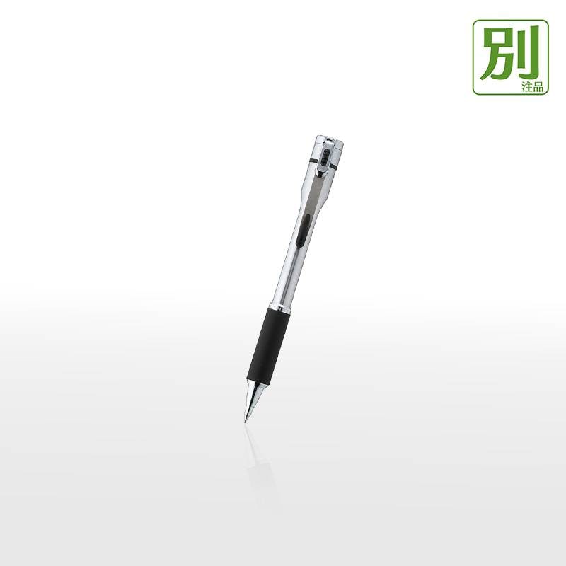 【シヤチハタ】 ネームペン キャップレスS（シルバー単色） 別製品  印鑑付きボールペン