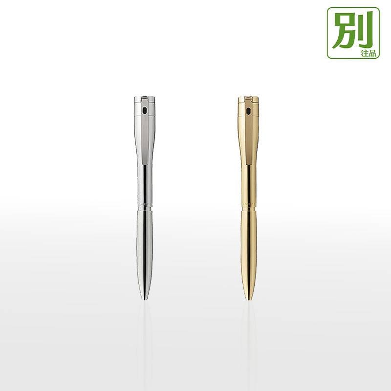 【シヤチハタ】ネームペン キャップレス エクセレント パラジウム・ゴールドタイプ 別注品  印鑑付きボールペン
