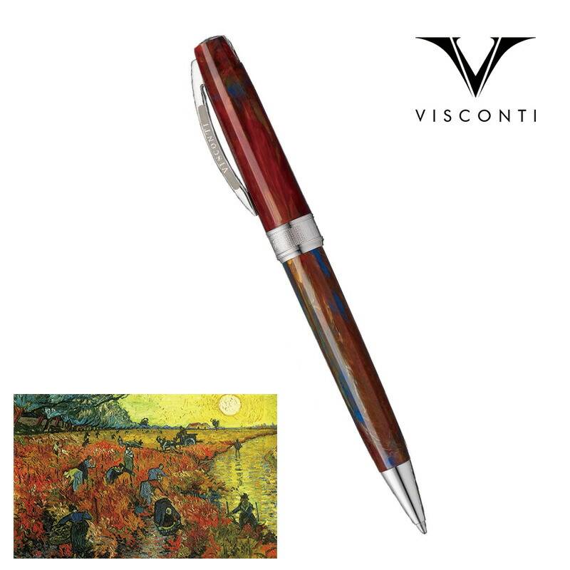 【VISCONTI】ビスコンティ ボールペン 1.0 M（中字）ヴァン・ゴッホ コレクション 赤い葡萄畑　KP12-09-BP