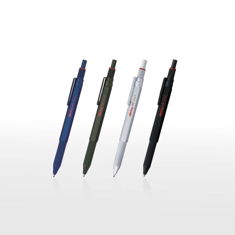 【rOtring】ロットリング 600 3in1 マルチペン【0.5mmボール+ペンシル】600 3in1