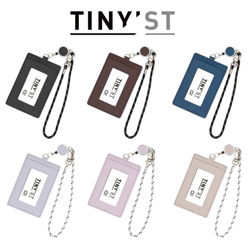 【レイメイ藤井】TINY'ST(タイニスト) 牛革 リール付きパスケース 6カラー NP1075