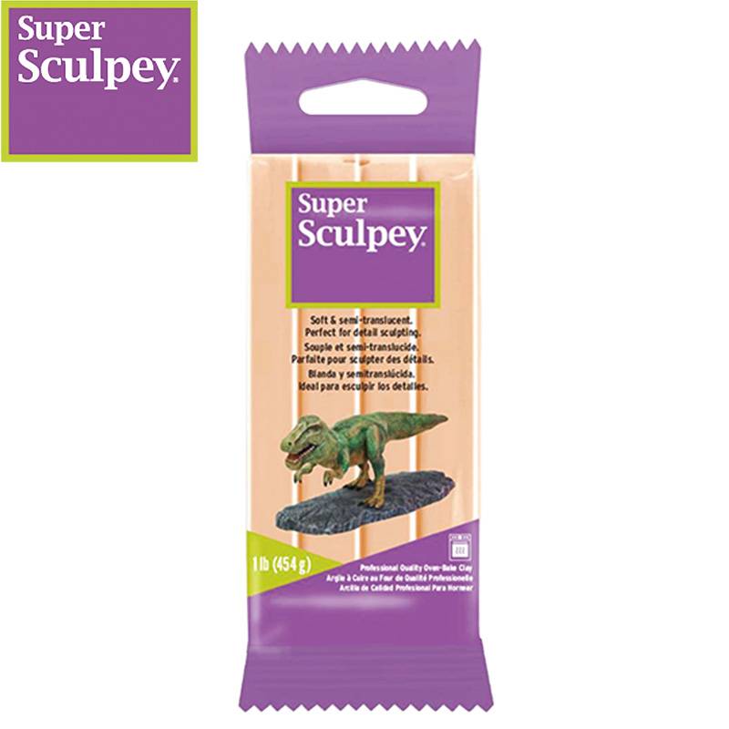 【Sculpey】スカルピー ポリフォーム スーパースカルピー(ベージュ)454g P3908-1690 樹脂粘土(ポリマークレイ) オーブンクレイ