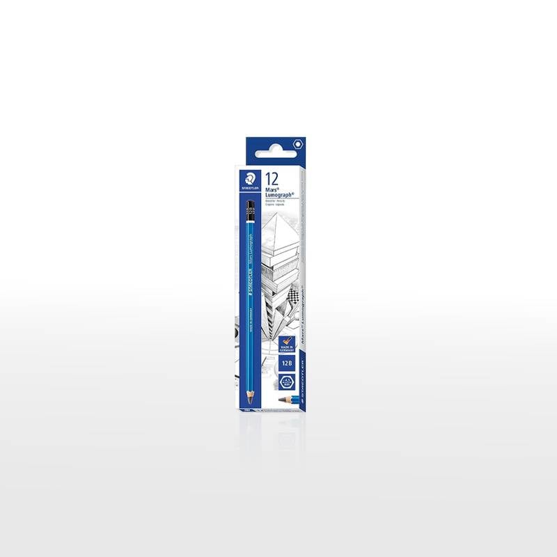 【STAEDTLER】ステッドラー マルス ルモグラフ 鉛筆 1ダース 全24硬度 12B～10H 12本入り 100