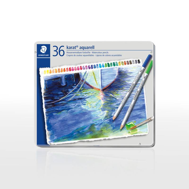 【STAEDTLER】ステッドラー カラト アクェレル水彩色鉛筆 36色セット 125 M36