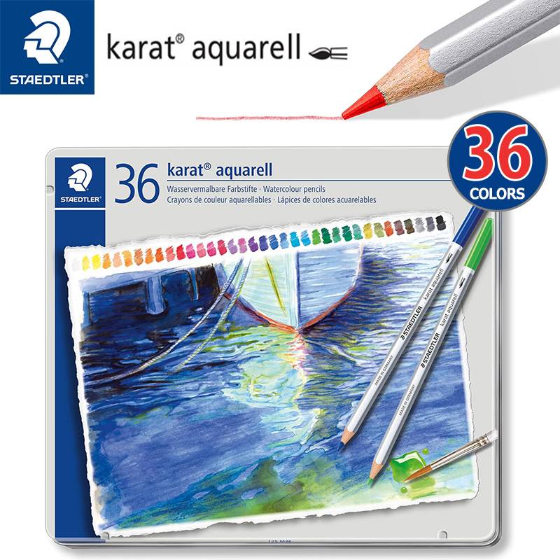 【STAEDTLER】ステッドラー カラト アクェレル水彩色鉛筆 36色セット 125 M36