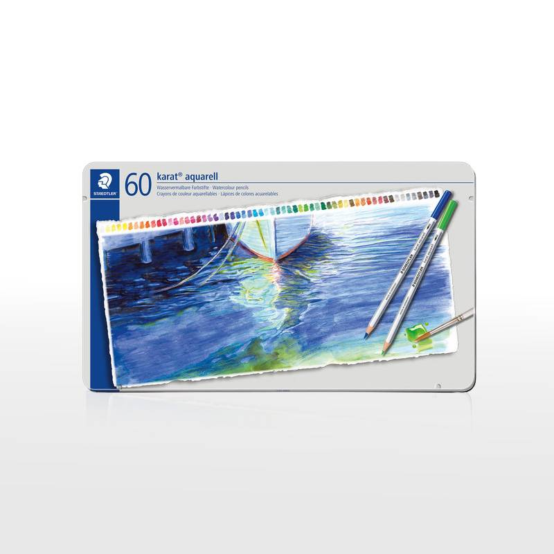 【STAEDTLER】ステッドラー カラト アクェレル水彩色鉛筆 60色セット 125 M60
