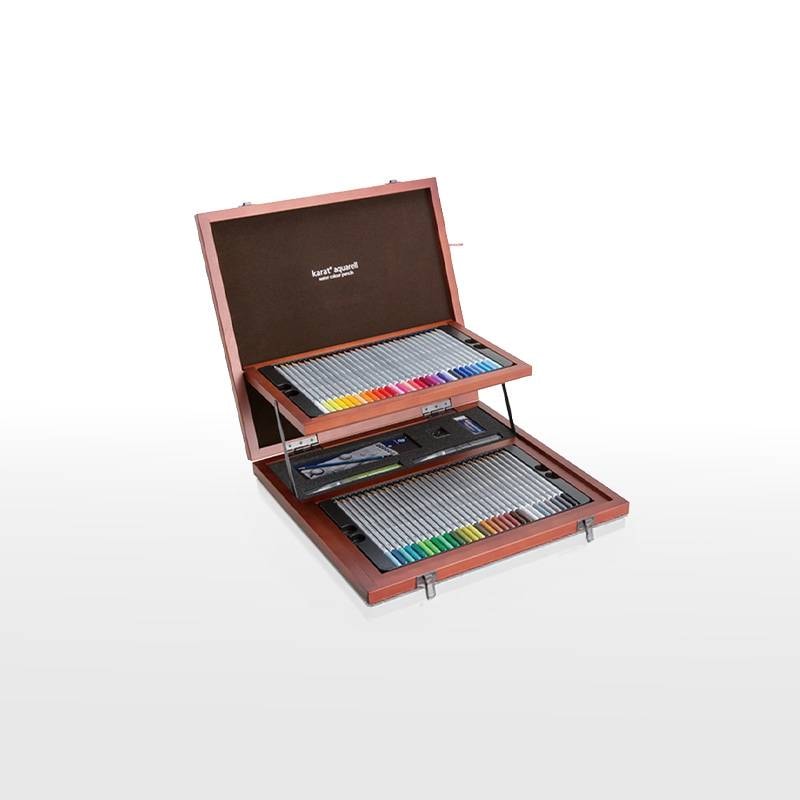 【STAEDTLER】ステッドラー カラト アクェレル水彩色鉛筆 クリエイティブボックス 60色セット 125 W60-1