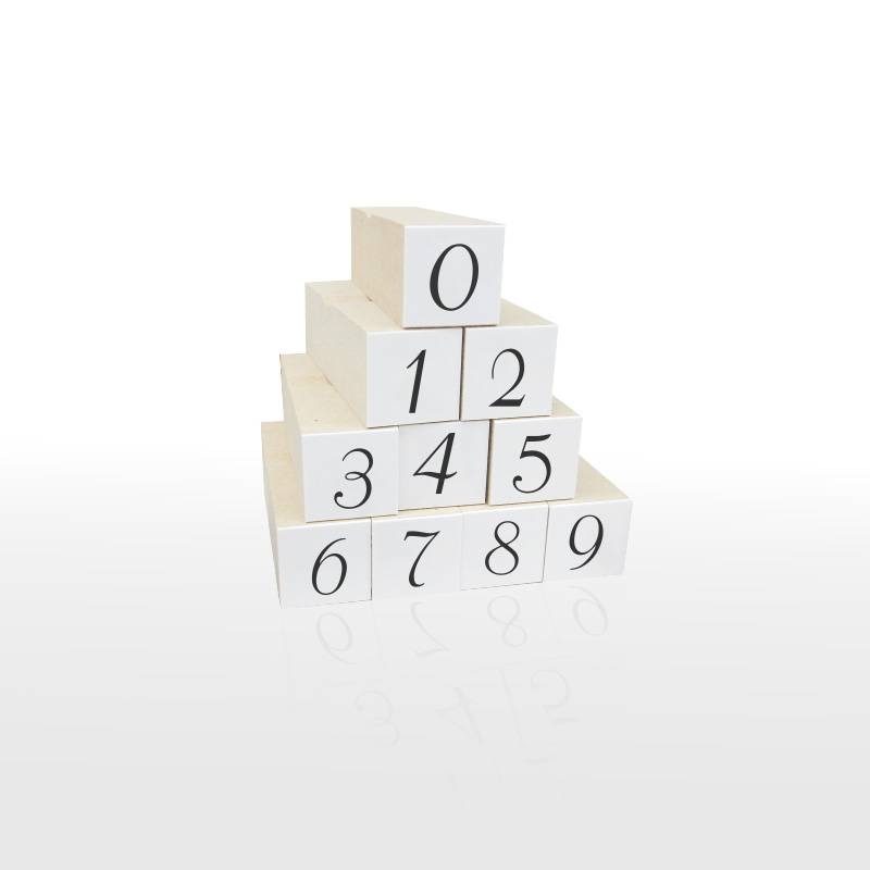 数字スタンプ10個セット7 BIG（印面サイズ：15×15mm）スケジュールスタンプ ハンコ かわいい おしゃれ