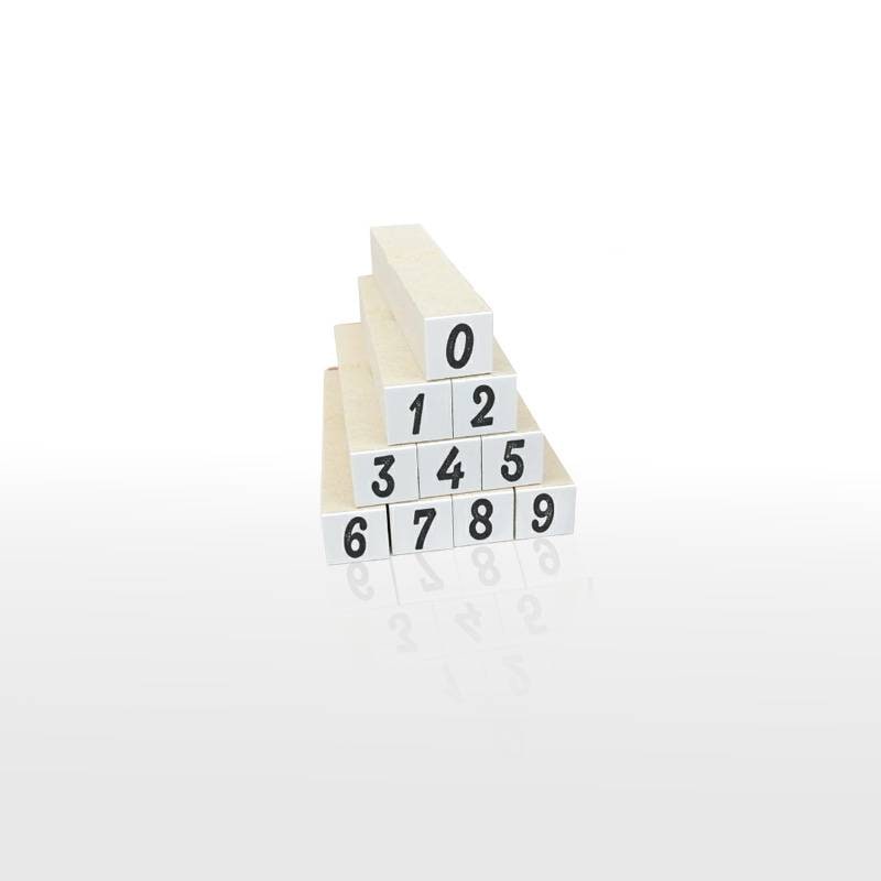 数字スタンプ10個セット5 SMALL（印面サイズ：9×9mm）スケジュールスタンプ ハンコ かわいい おしゃれ