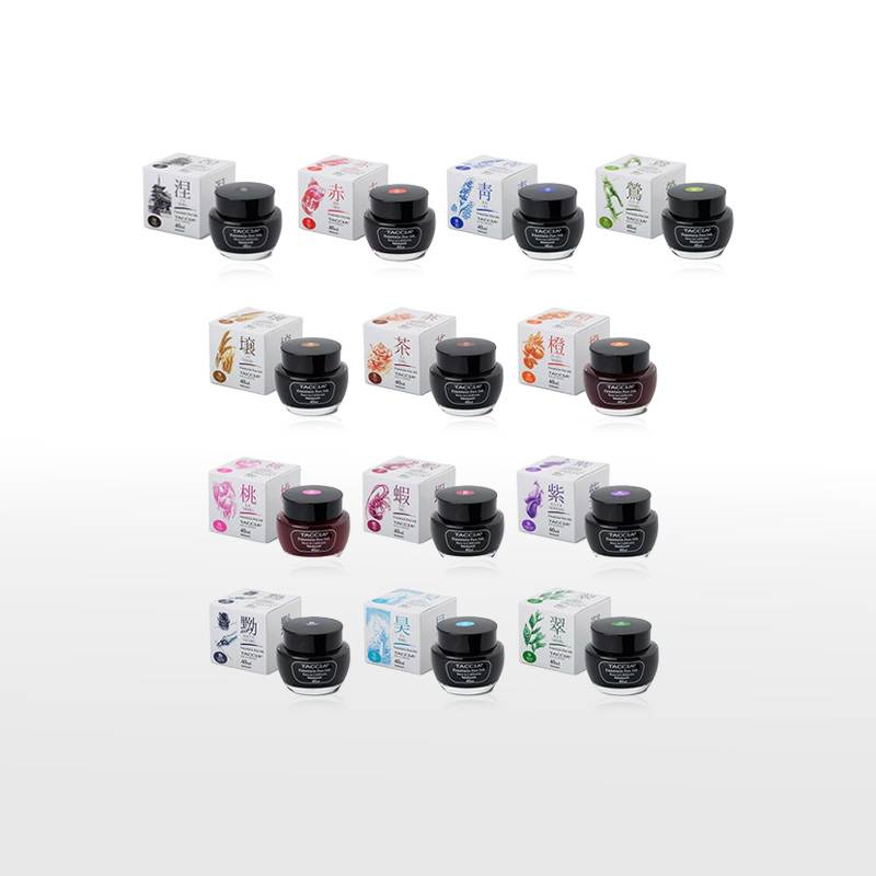 【TACCIA】タッチア すなおいろ・インク ボトルインク　水性染料40ml 全13カラー