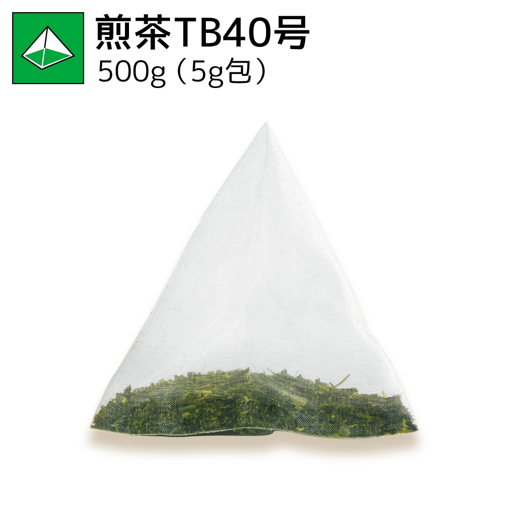 業務用煎茶ティーバッグ40号 500g（5g×100p）