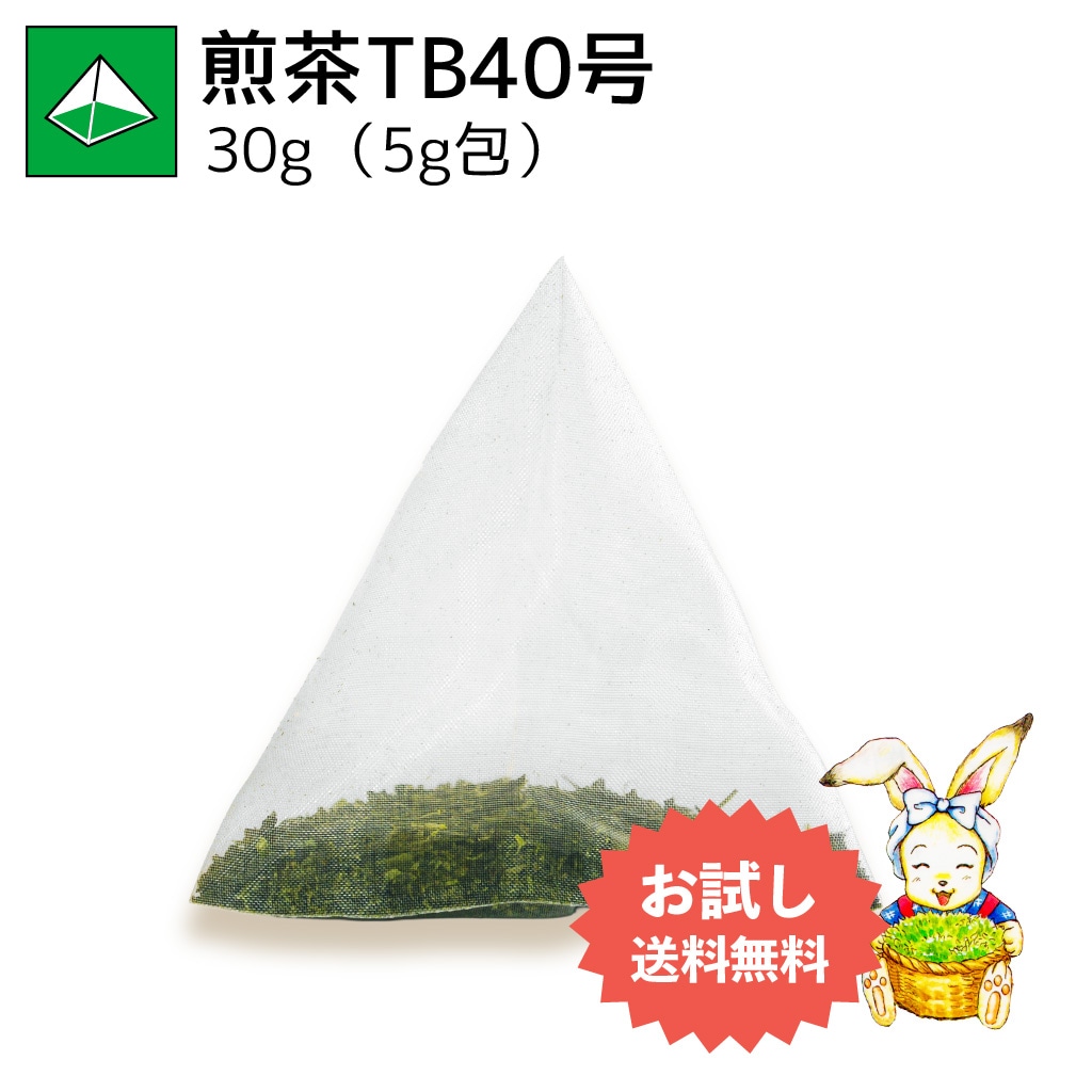 煎茶ティーバッグ40号 5g×6p（お試し商品）