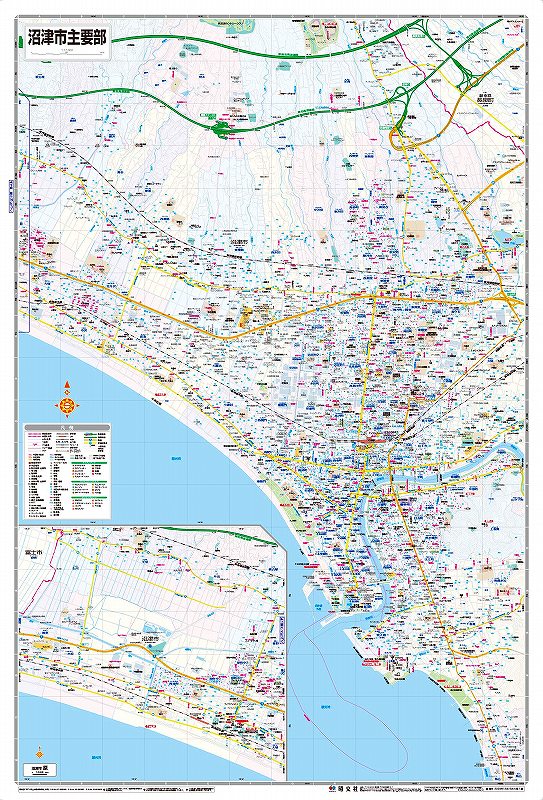 ゼンリン住宅地図　静岡県沼津市 北部 住宅地図 B4判 中津市北（中津） 202308 | ZENRIN Store
