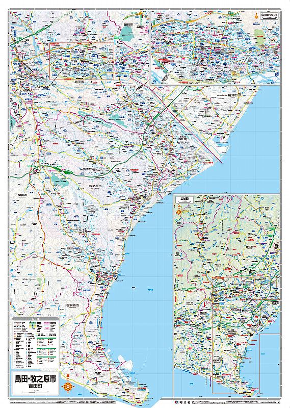 都市地図 静岡県 島田・牧之原市 吉田町 を印刷販売 | マップル地図