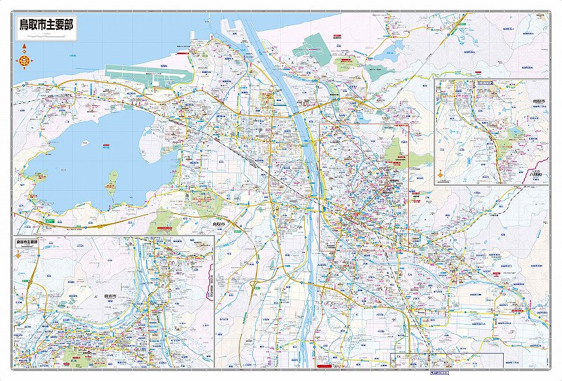 マップルの都市地図 鳥取県 鳥取市 倉吉市 岩美・八頭・三朝・湯