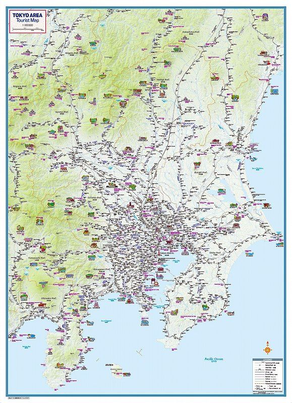 RAIL MAP OF TOKYO AREA��΢�̡�