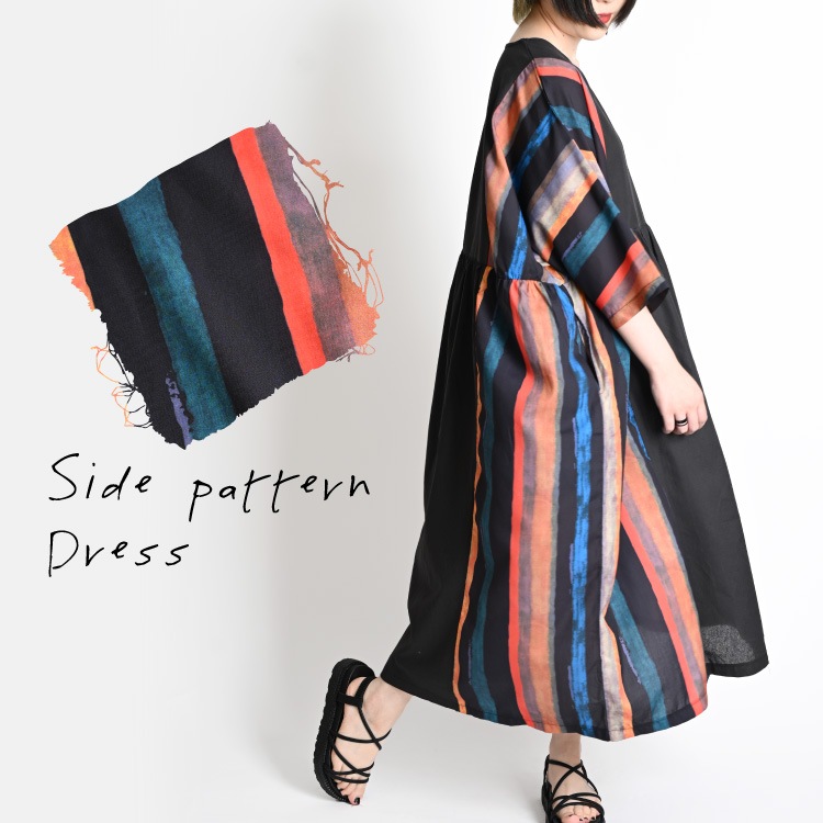 シャツワンピース レディース 夏 膝丈 半袖 ストライプ柄 大きいサイズ