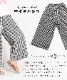 動きやすさも忘れずオシャレに。ギンガムチェック柄ワイドパンツ の別カット