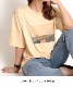 大人な風合い。アートプリント半袖Tシャツ の別カット