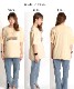 大人な風合い。アートプリント半袖Tシャツ の別カット