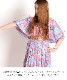 着るだけでご機嫌に。花柄ロングワンピース の別カット