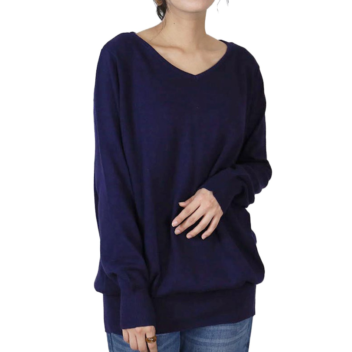 ��3-10����ȯ���ۥ˥å� V�ͥå� �������� ��ǥ����� �ץ륪���С� �ȥåץ� Ĺµ ��100% �� �� �� ���åȥ� ��֥˥å� ����ץ� ���줤�� �����奢�� �礭�������� �η����С� ���餻 ����˥å��� ��ä��� M L LL 3L 4L 5L 30�� 40�� 50��