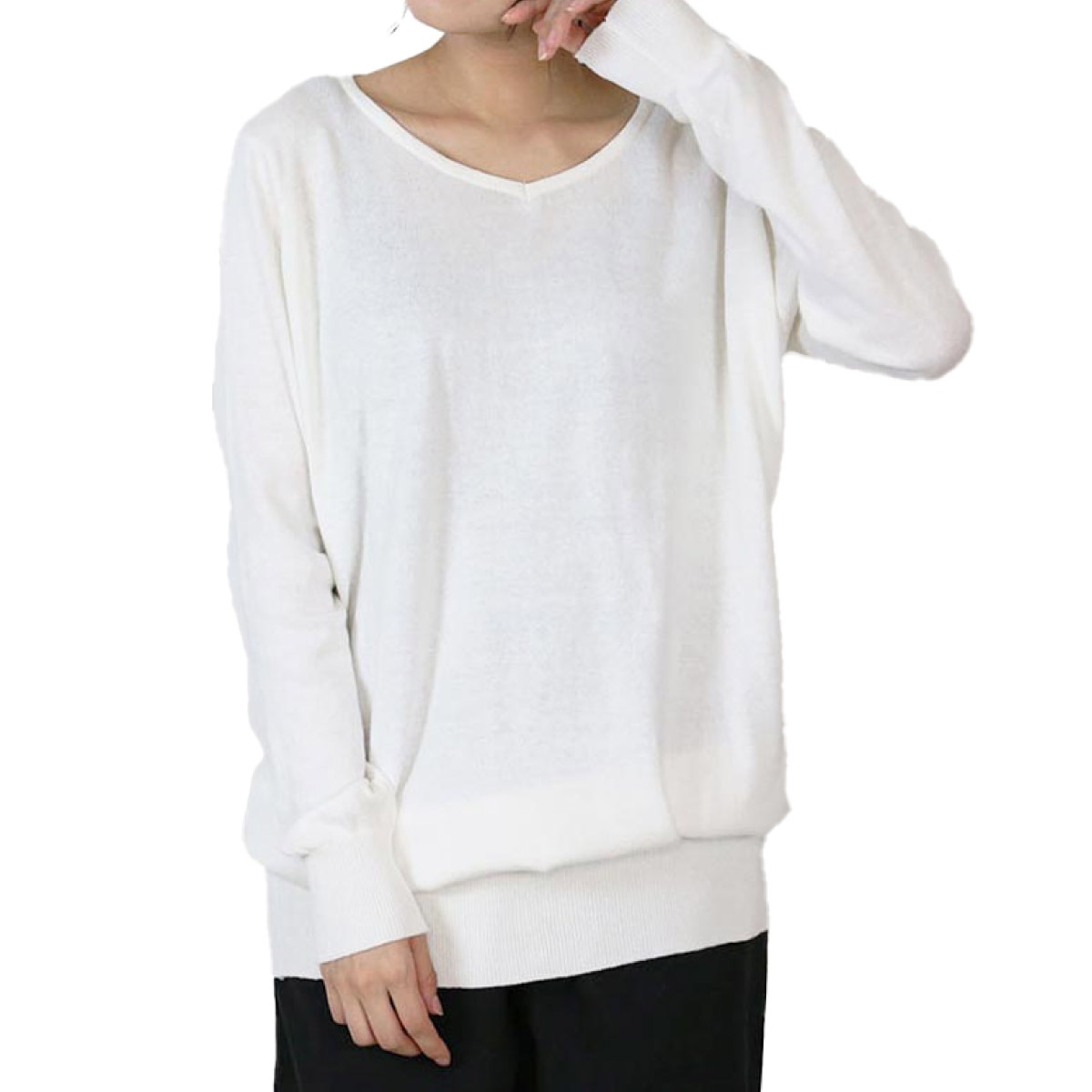 ��3-10����ȯ���ۥ˥å� V�ͥå� �������� ��ǥ����� �ץ륪���С� �ȥåץ� Ĺµ ��100% �� �� �� ���åȥ� ��֥˥å� ����ץ� ���줤�� �����奢�� �礭�������� �η����С� ���餻 ����˥å��� ��ä��� M L LL 3L 4L 5L 30�� 40�� 50��