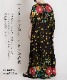 品よくリラクシーな着心地のレトロな総花柄ロング丈ワンピース の別カット