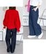 �ں�����20��OFF�ۥǥ˥� �磻�ɥѥ�� ��ǥ����� ������ �������ȥ��� �� �� �� �� �����륷������ �磻�ɥ��륨�å� ��ä��� M L LL 3L 4L �礭�������� ���åȥ�100% �ܥȥॹ �ڤ��� �η����С� �����奢�� ���줤�� 30�� 40�� 50�� ���