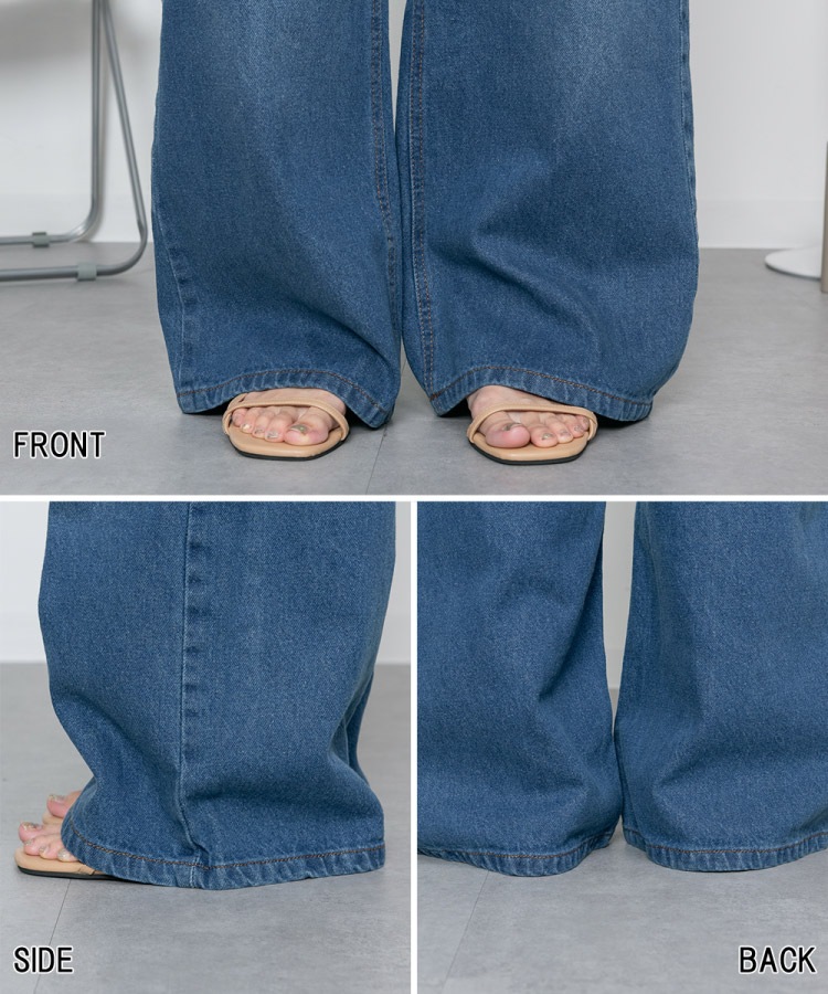 �ں�����20��OFF�ۥǥ˥� ��ǥ����� ��� �礭�������� �磻�ɥѥ�� �� ��100% ������ơ��� ��ä��� ���� ������ �����ѥ� �ܥȥॹ ���ܥ� �η����С� 30�� 40�� 50�� ��� �����奢�� M L LL 3L 4L �֥롼 �ͥ��ӡ� ����ǥ��� �������