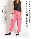 ボトムスの大正解。センタータックストレートパンツ の別カット