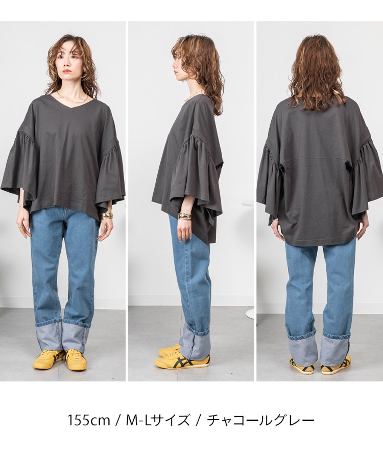 �ں�����20��OFF�ۥ��åȥ��� ��ǥ����� Ĺµ ��ʬµ ���㥶�����꡼�� �ץ륪���С� �ɥ��åץ������� �η����С� ����ӥ��С� ��ä��� �礭�������� ��100 ���åȥ� ̵�� M L LL 3L 4L 5L �� �� �� ��� �����奢�� ���줤�� ������� �ȥåץ� ����µ V�ͥå�